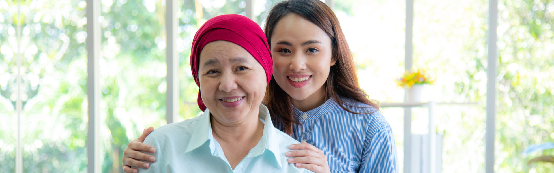 women smiling at the camera